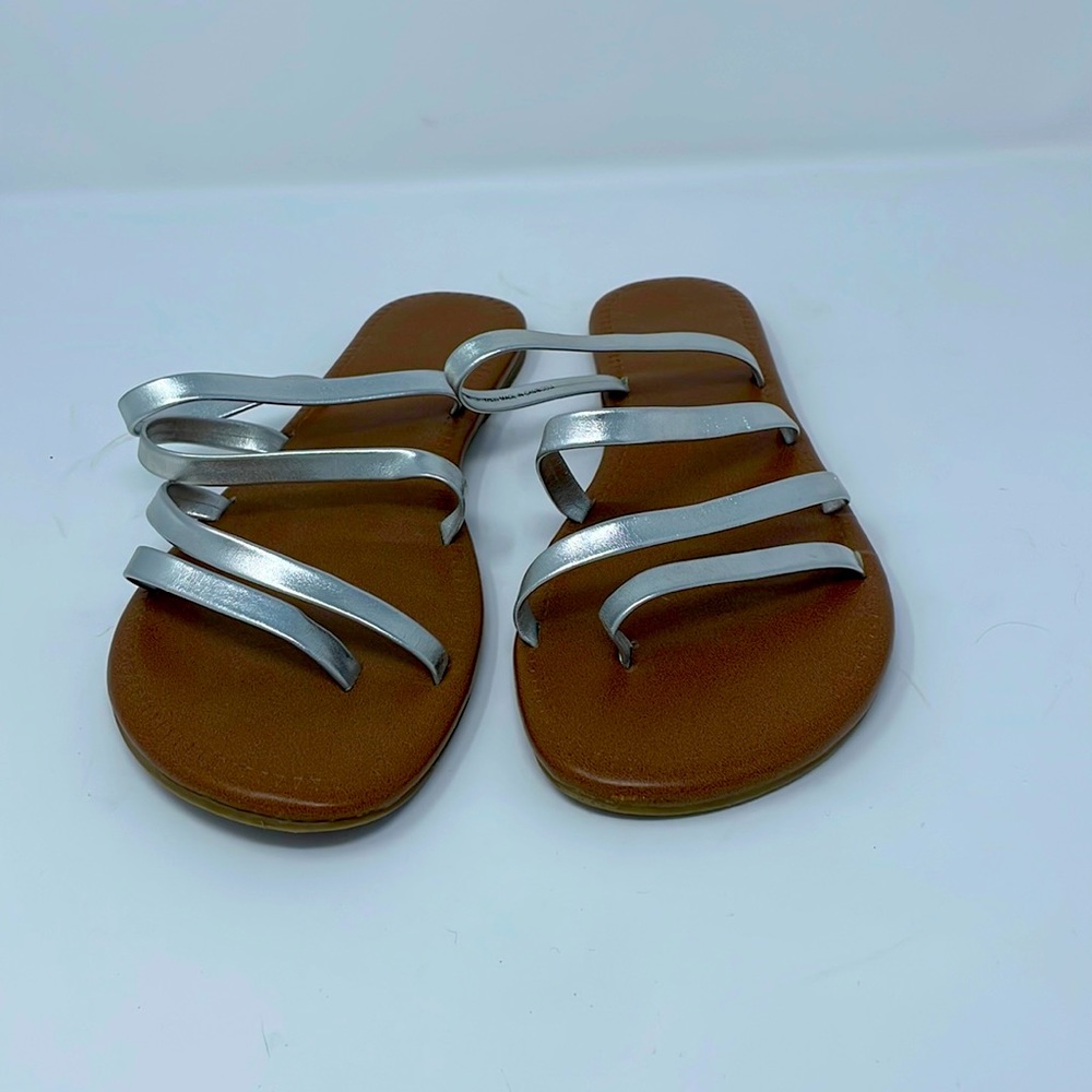 Women’s Silver Strapped Sandals